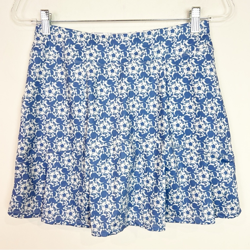 BOUTIQUE BLUE PRINT ATHLETIC SPORTY TENNIS GOLF SKORT WOMENS SZ MEDIUM